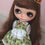 Thumbnail: Blythe/Pullip sweet strawberry dress [green]