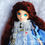 Thumbnail: Manmade-Mohair 6-7" 7-8" 8-9" Doll wig [wine wave]