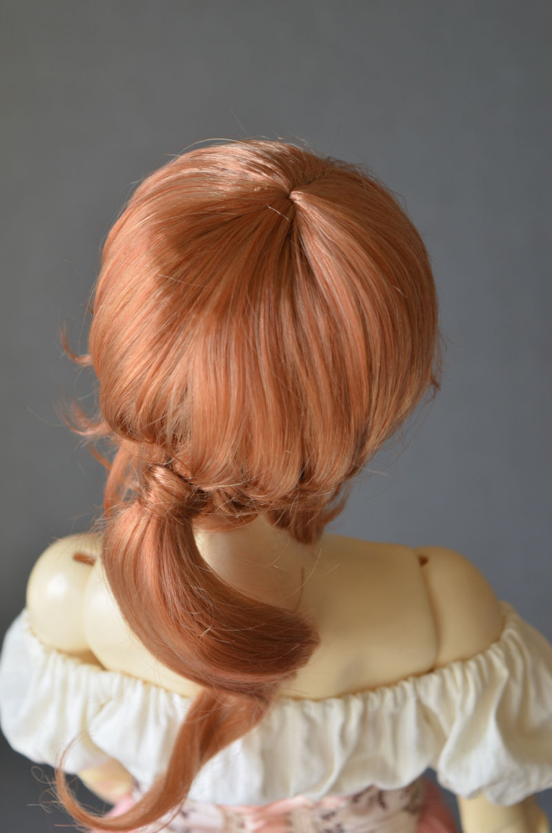 Thumbnail: bjd 1/3 1/4 1/6 sd dd 6-7" 7-8" 8-9" Doll wig