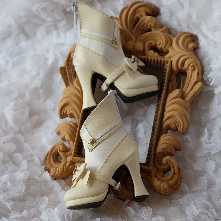 Thumbnail: 1/3 BJD shoes ivory Sailor Moon bows boots