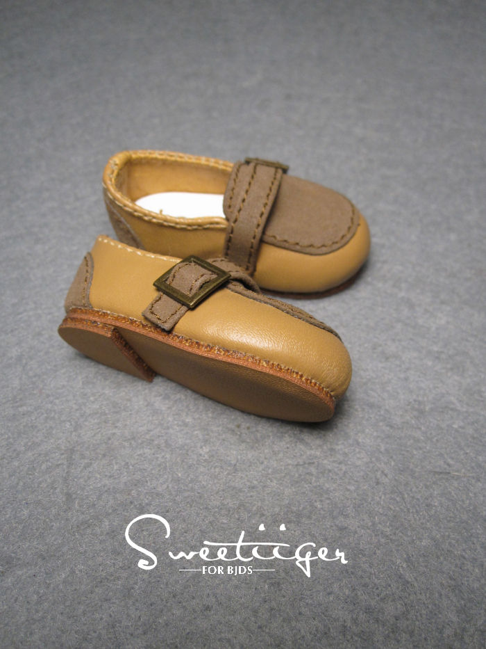 Thumbnail: 1/6 BJD shoes matte Loafers YOSD minifee volks