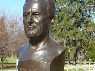 FRANKLIN DELANO ROOSEVELT
WAS INITIATED IN THE ORDER
OF AHEPA ON MARCH 11, 1931
AND MAINTAINED ME