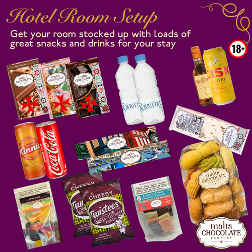 Hotel Room Setup Hamper Malta Chocolate hotel-room-setup-hamper-malta-chocolate