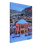 Thumbnail: Cozy stone house in a snowy mountain town, stylized with bold outlines and vivid colors - Lebanon canvas wall art