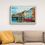 Thumbnail: Vibrant waterfront scene of Nyhavn with historic Danish architecture and red boats – Copenhagen painting print