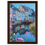 Thumbnail: Picturesque French town wall art with flowers, historic homes, and calm water