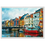 Thumbnail: Vibrant waterfront scene of Nyhavn with historic Danish architecture and red boats – Copenhagen painting print