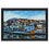 Thumbnail: Wall art of Colorful houses on a snowy hillside by the water, inspired by Norwegian fishing village