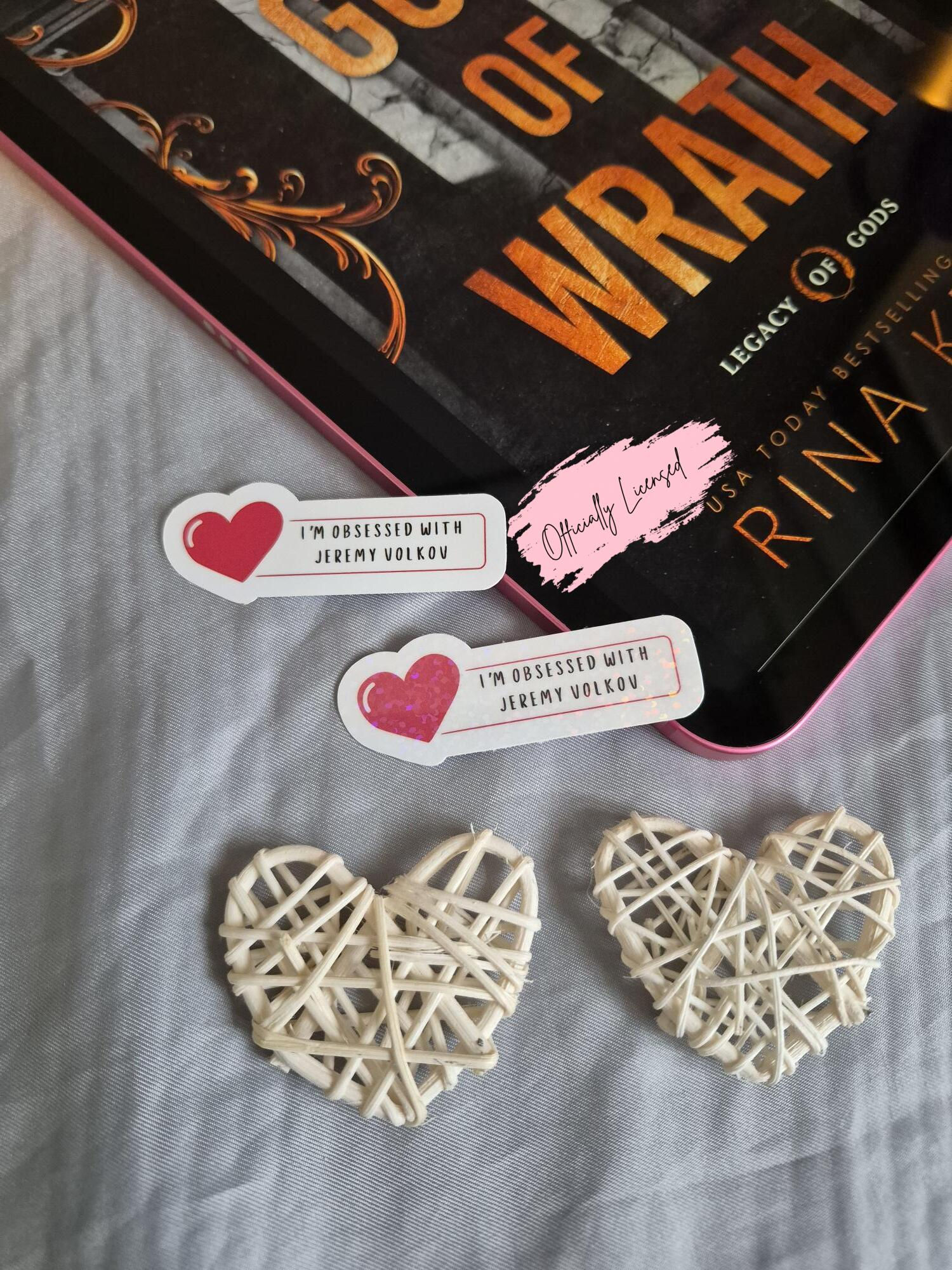 God Of Wrath - Obsessed With Jeremy Volkov Sticker