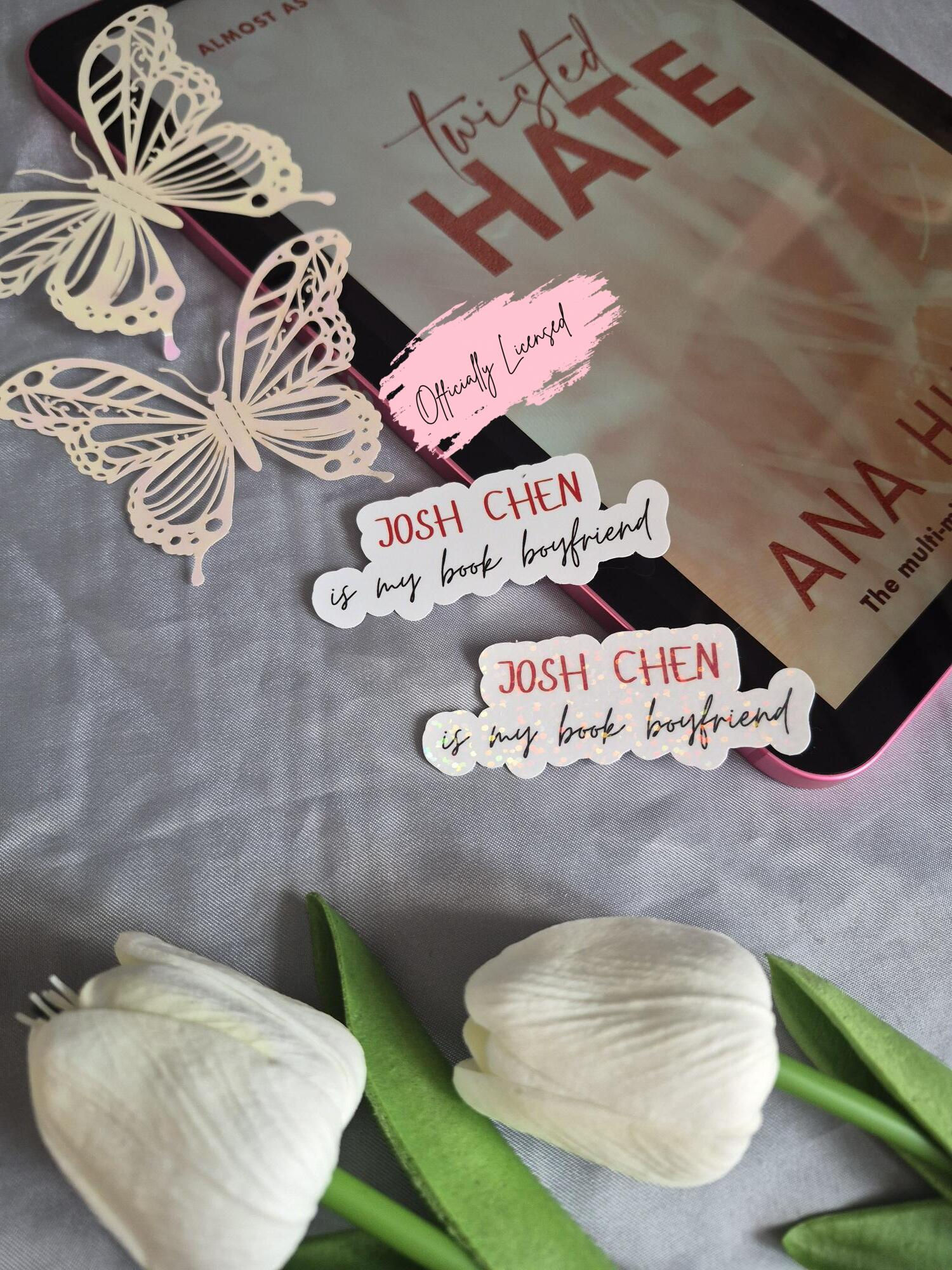 ANA HUANG™ Officially Licensed Merch - Josh Chen Is My Book Boyfriend Sticker