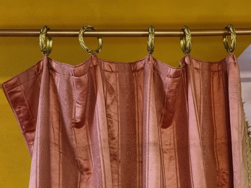 Thumbnail: Antique silk curtain