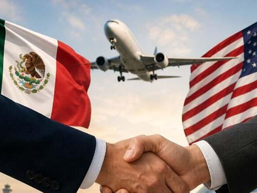 México y Estados Unidos acuerdanmedidas para fortalecer eltransporte aéreo bilateral
