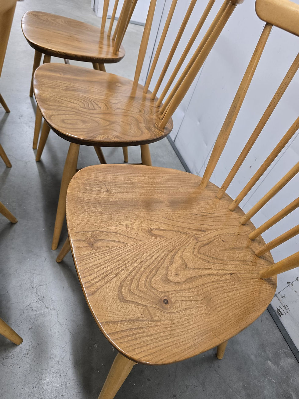 Thumbnail: Set of 6 Ercol 449 / 449A Dining Chairs