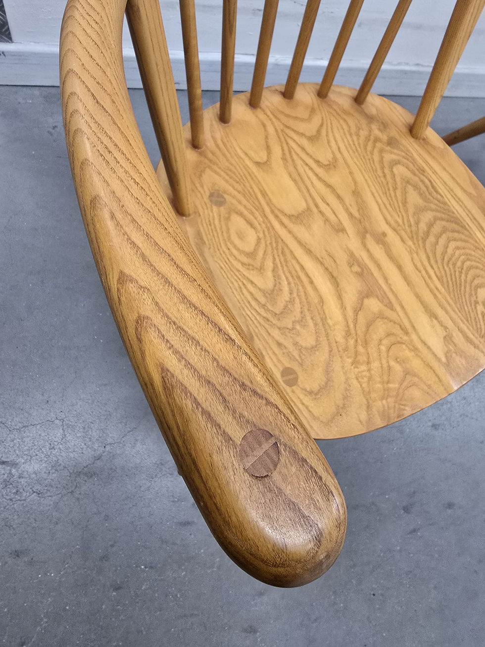 Thumbnail: Ercol Windsor Hoopback Carver Dining Chairs