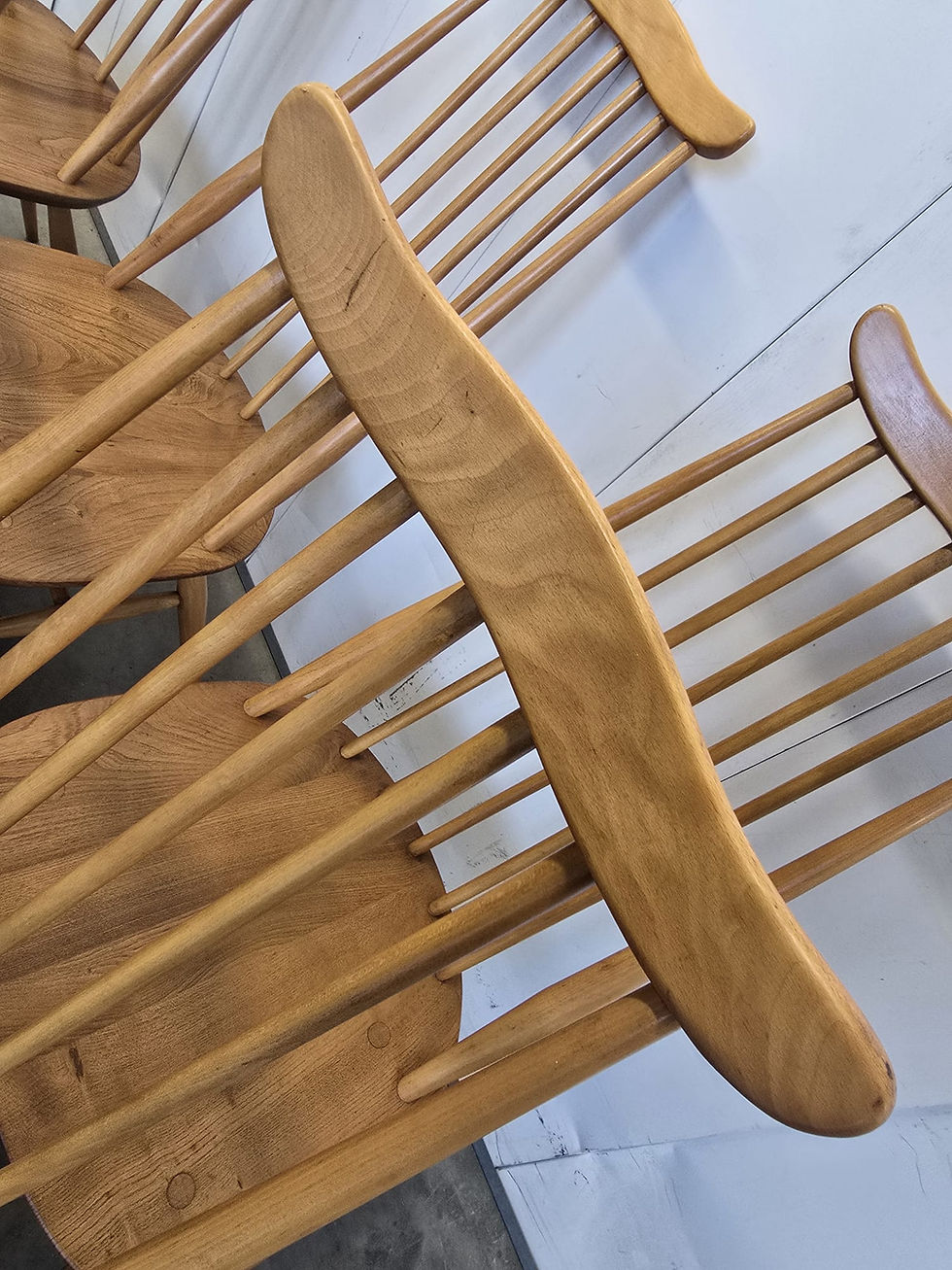 Thumbnail: Ercol Set of 6 369 Goldsmith Chairs
