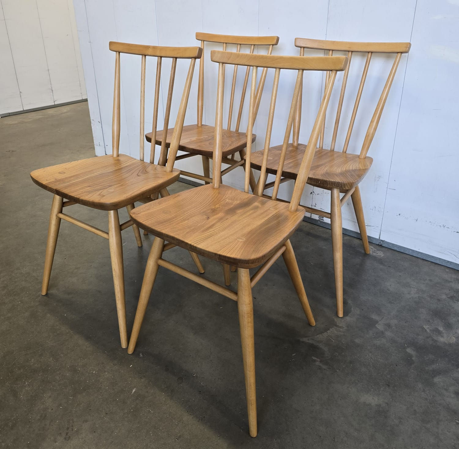 Set of 4 Ercol 391 Dining Chairs