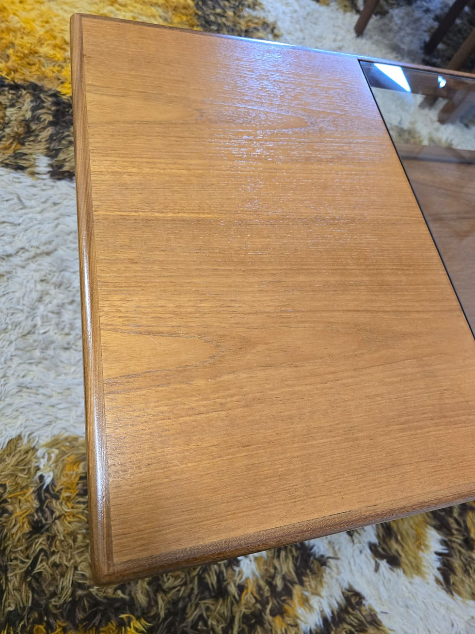 Thumbnail: G Plan Fresco Teak & Glass Coffee Table