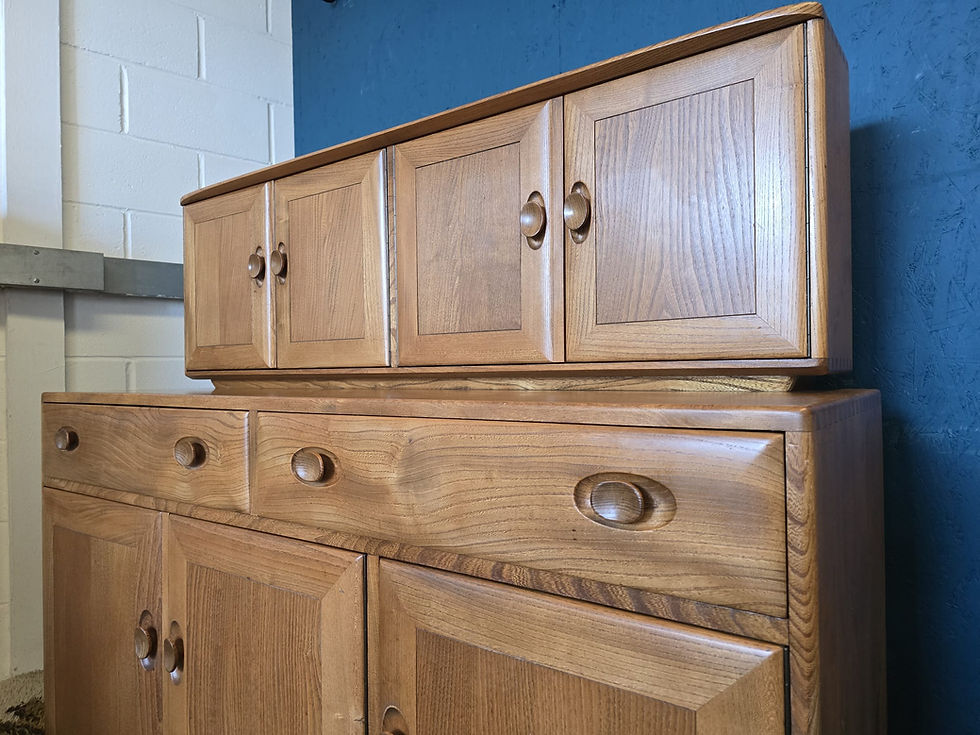 Thumbnail: Ercol Windsor 507B Sideboard / Buffet Cabinet
