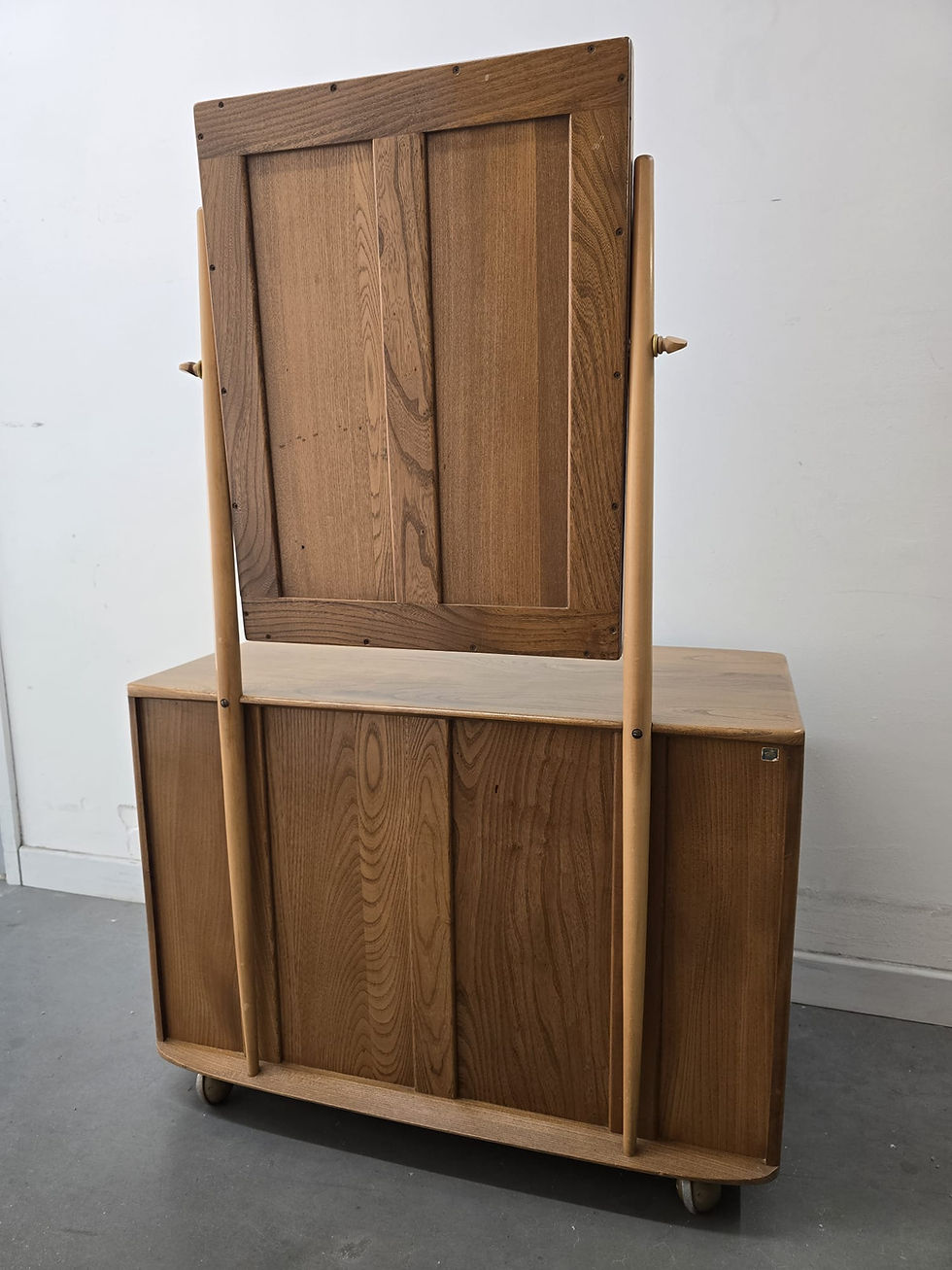 Thumbnail: Ercol Windsor Dressing Chest of Drawers with Cheval Mirror