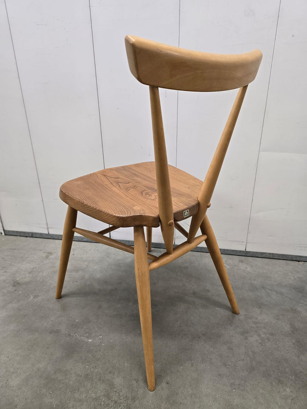 Thumbnail: Set of 4 Ercol Stacking Chairs