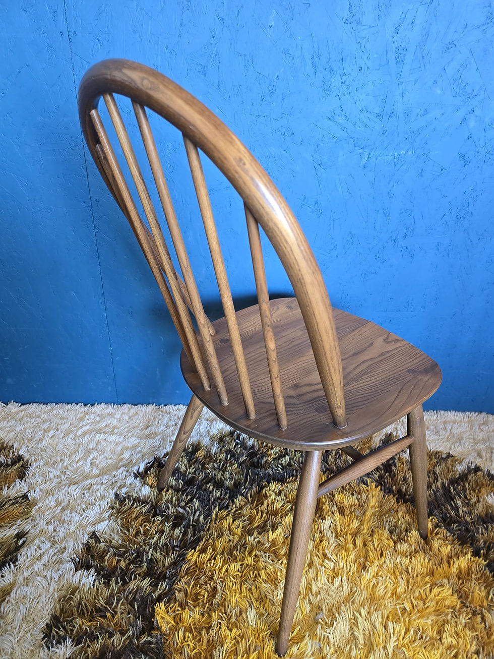 Thumbnail: Ercol Windsor Gateleg Table & 4 Windsor Chairs