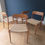 Thumbnail: Four Model 75 Dining Chairs by Niels Otto Moller