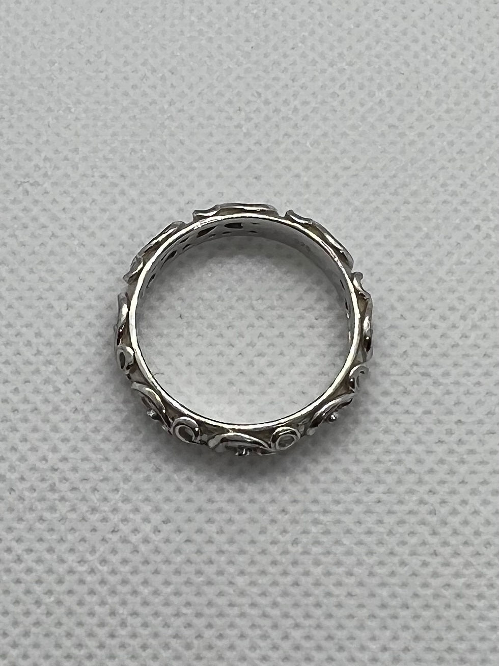 Thumbnail: Vintage Octopus Band Ring Sterling Silver