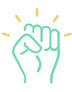 fist pump. kicking goals