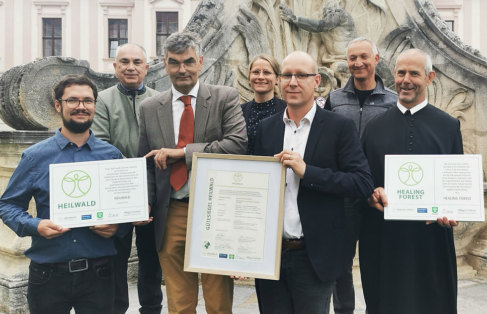 First international certificate “Healing Forest” awarded in Austria