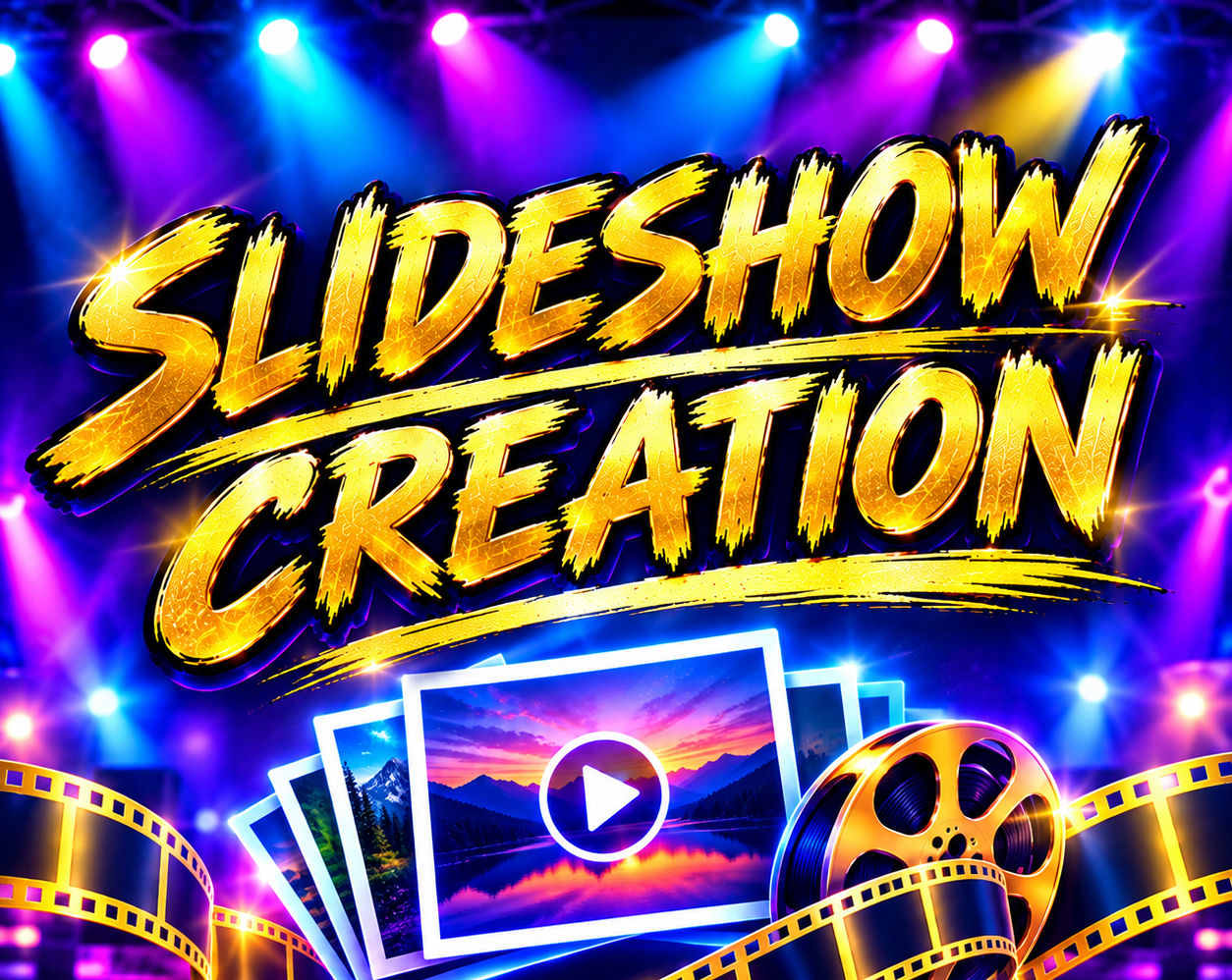 Film reel image for slideshow creation services in Oahu