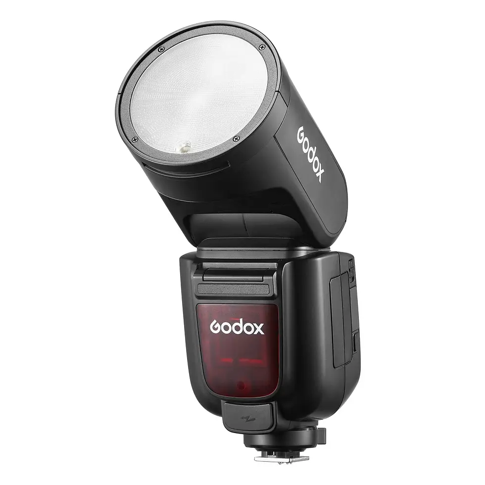 Thumbnail: Godox V1 Pro N TTL Round Head Camera Flash - Nikon Fit