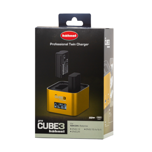 Thumbnail: Hahnel ProCube3 - Nikon Twin Battery Charger (EN-EL14 & EN-EL15)