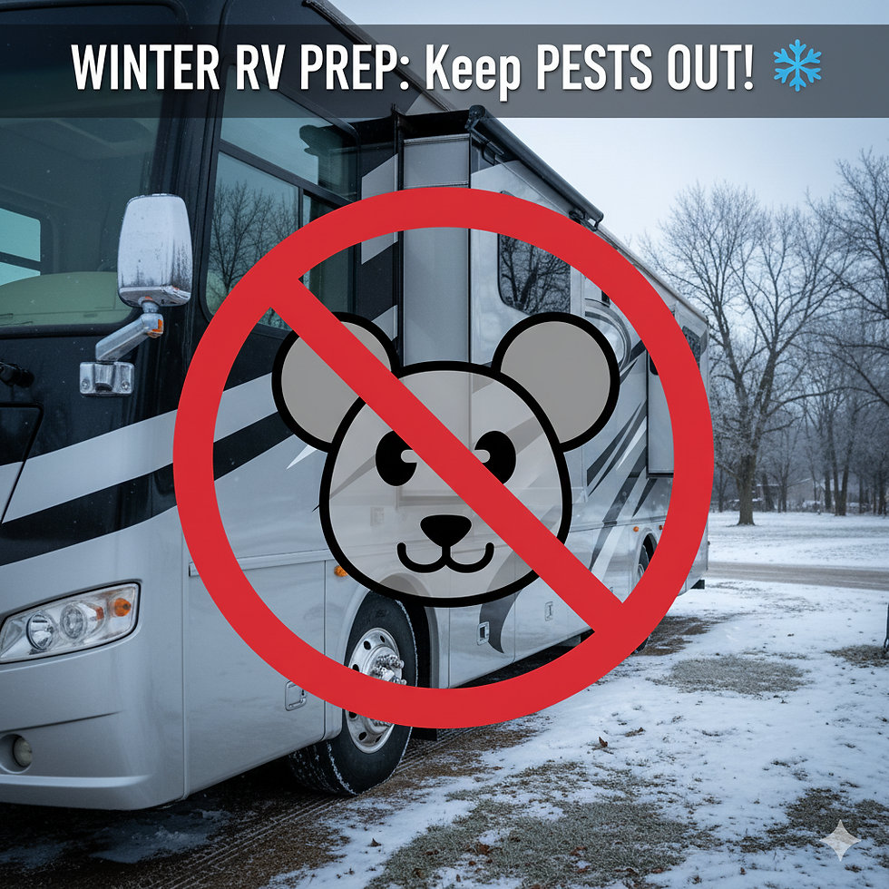 Welcome, Unwanted Guests: How to Pest-Proof Your RV for Fall and Winter