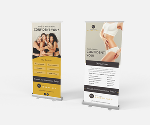 Plastic Surgery Essentials Retractable Banner Design Options