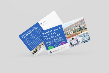 Postcard Design for AOMSC's Cancer Care Center