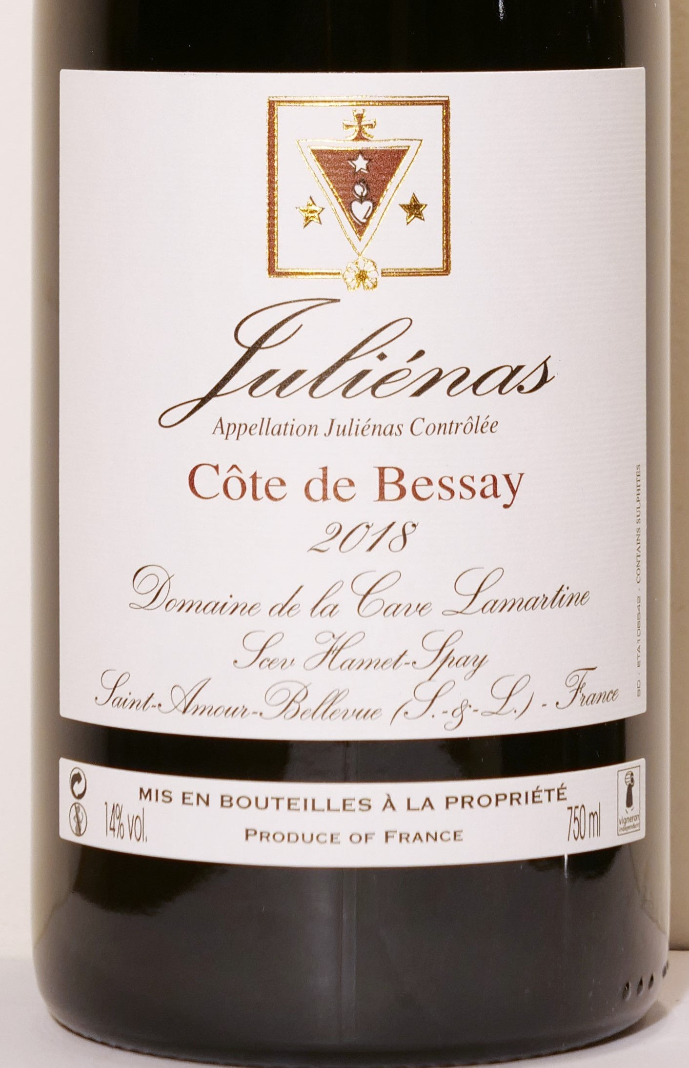 Domaine Hamet-Spay - Julienas "Côte de Bessay" 2022 - 75 cl