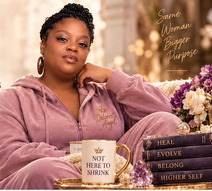Delores' Angel Signature Plush Velour Lounge Set