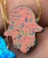 Thumbnail: Radiant Hamsa Opal Necklaces