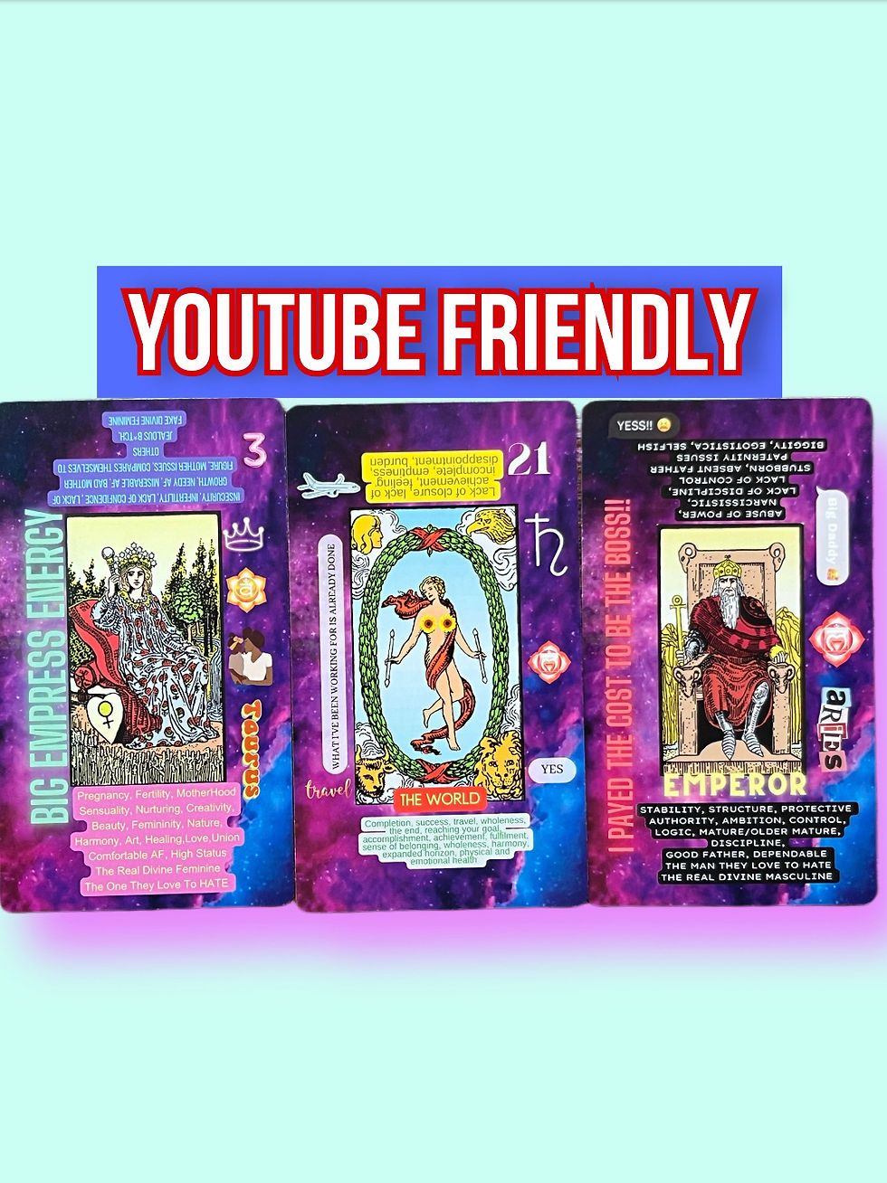 Thumbnail: YOUTUBE FRIENDLY LEARNERS TAROT CARDS