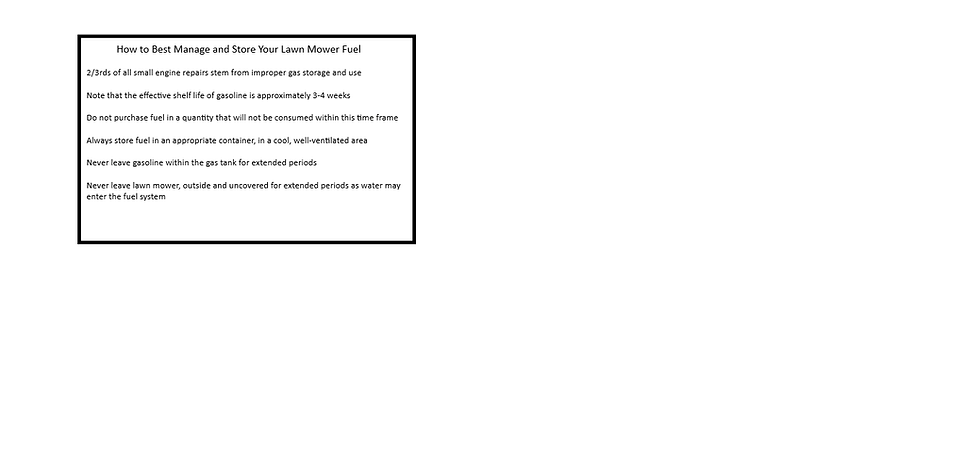 Card summarizing key points