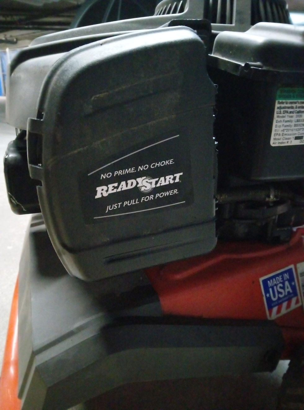 lawn mower engine air filter cover