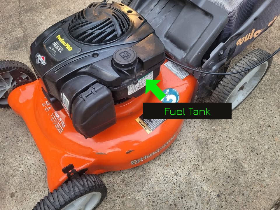 lawn mower fuel tank