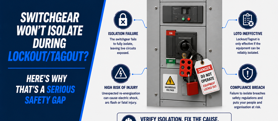 Switchgear Won't Isolate During Lockout/Tagout? Here's Why That's a Serious Safety Gap