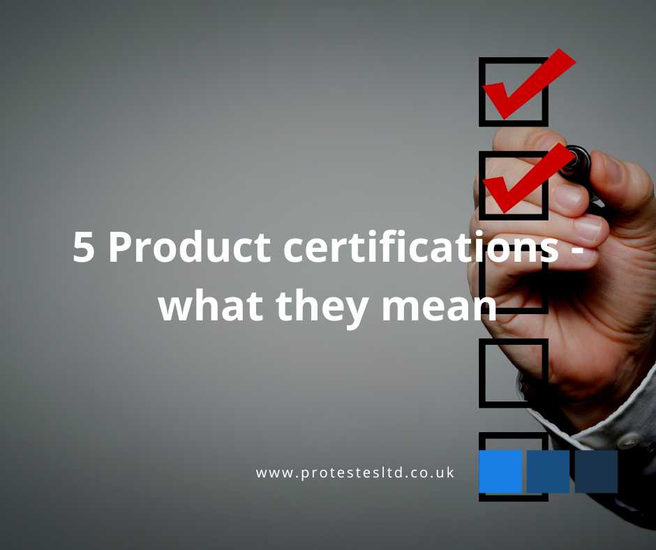 5 Product certifications What they mean