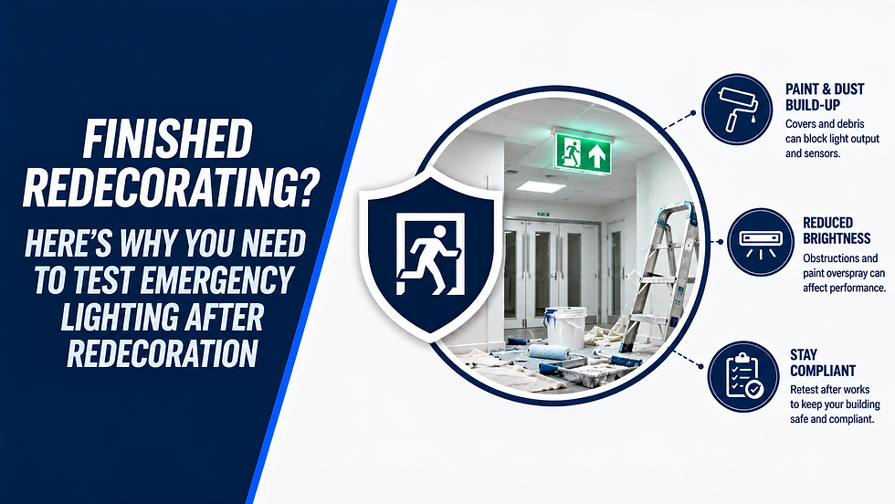 Finished Redecorating? Here's Why You Need to Test Emergency Lighting After Redecoration