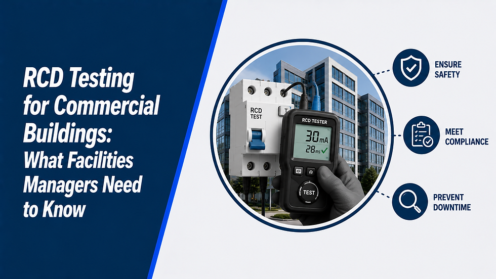 RCD Testing for Commercial Buildings: What Facilities Managers Need to Know