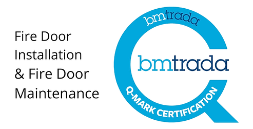 NEW Updated logo - Fire Door Installation  & Fire Door Maintenance  (fire stopping removed