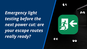 Emergency light testing before the next power cut: are your escape routes really ready?