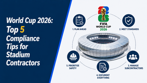 World Cup 2026: Top 5 Compliance Tips for Stadium Contractors