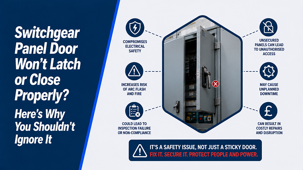 Switchgear Panel Door Won't Latch or Close Properly? Here's Why You Shouldn't Ignore It